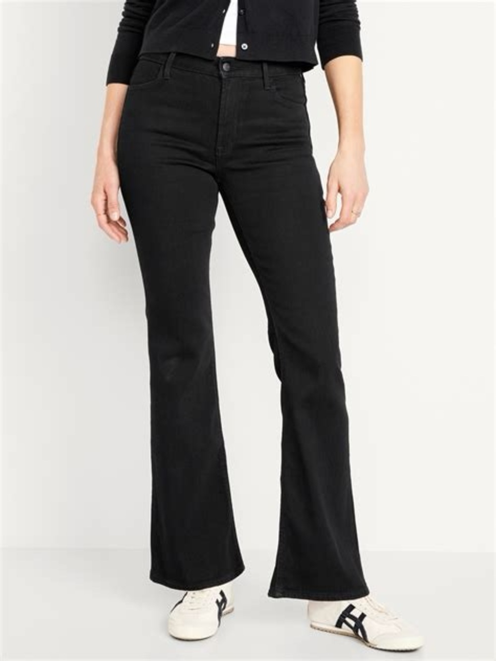 Old Navy High Rise Wow Flare Black